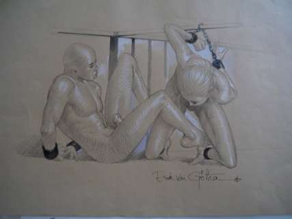 Erich von GÃ¶tha - Dessin original de Janice - Format: Â± 41,5 x 60 cm. - (1999) | Catawiki