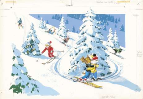 Pierre Probst | Caroline aux sports d’hiver - Tome 7 | Artcurial