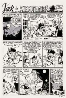 Yves Chaland | Spirou invité pirate | Artcurial