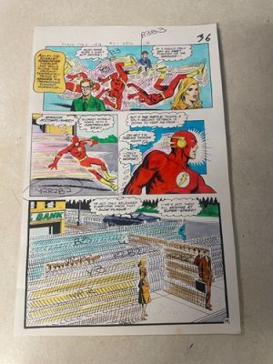 FLASH spec #11 comic ART color guide 1978 BARRY ALLEN slow plague SUPER SPEED | eBay US (Buy It Now)