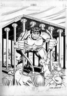 JOHN ROMITA SR signed - Hulk 3-up Puzzle Artwork, Hulk breaks free 1982 | eBay US (Buy It Now)