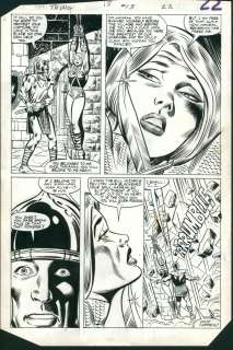 Wilson, Ron; Sinnott, Joe | Item #39434 The Thing #13 Page 22 Original Comic Art by Ron Wilson. Ron Wilson, Joe Sinnott | Parigi Books