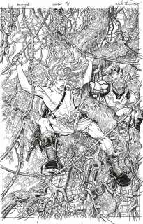Nick Bradshaw | Original Cover - Kamandi Challenge #11 | Art by Canucks