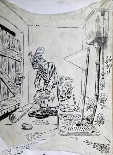 Couverture – » Les Sales Blagues De l’Echo Tome 4  » – Illustration originale – Philippe Vuillemin