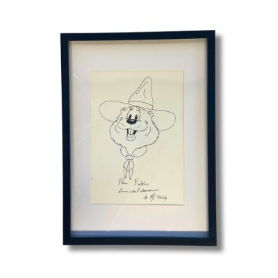 Original dessin de Mitacq – Dédicace avec cadre, Format : 30 x 21 cm | eBay Europe (Buy It Now)