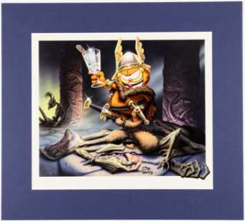 Jim Davis Studio | Jim Davis Studio Viking Garfield Illustration Original Art (c.1980s).... | Heritage