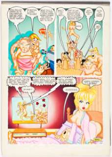 Williamson, Skip | Skip Williamson (as "Willie Kurtz & Harvey Elderlyman") Playbore Magazine Story Page 2, Parody of "Little Annie Fa... | Heritage