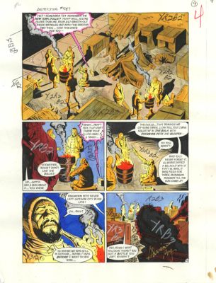 Original D.C. Production Art Detective Comics #587 Pg 4 | DTA Collectibles