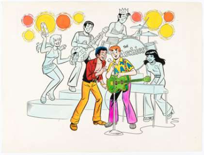 Archie Artist "The Archies" Illustration Original Art (Archie, c. 1980-1990s). | Heritage