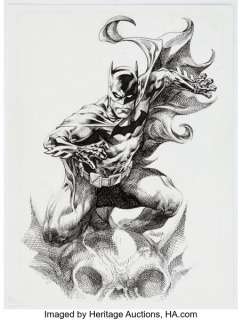 Tom Raney - Batman Illustration Original Art (undated). | Heritage