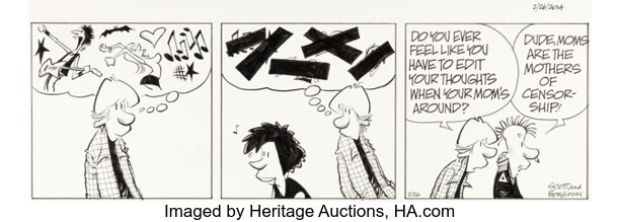 Jerry Scott and Jim Borgman Zits Daily Comic Strip Original Art dated 2-26-14 (King Features Syndicate, 2014). | Heritage