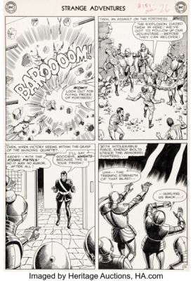 Murphy Anderson Strange Adventures #153 Atomic Knights Story Page 12 Original Art (DC, 1963). | Heritage