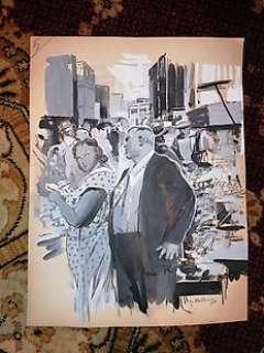 Ugo Matania - original artwork - Loose page