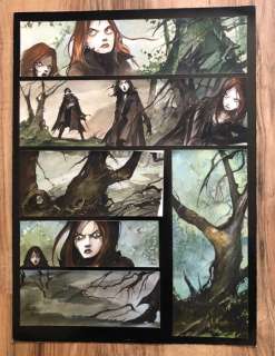 Croci, Pascal - Planche originale couleur - Siècle de sang - (1994) | Catawiki