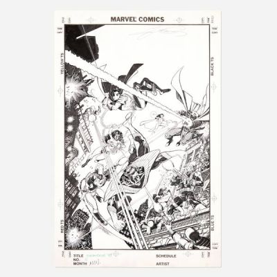 George Pérez | Showcase ’93 #11 Cover Original Art (DC Comics, 1993) | Landry Pop Auctions