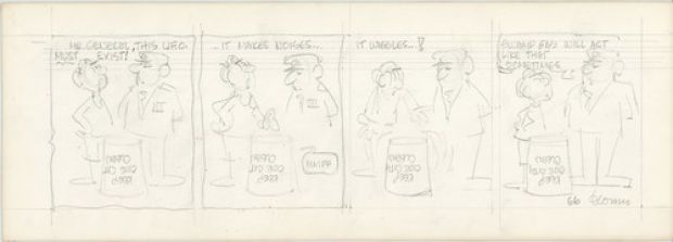 Fred Thomas Signed Concept Original Comic Strip Pencil Panel Cartoon 1966 b4216 | eBay US (Buy It Now)