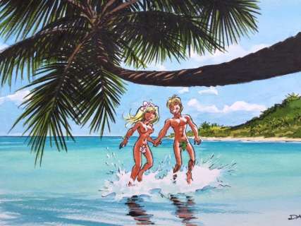 Dany - Dessin original couleur - Olivier Rameau et Colombe | Catawiki