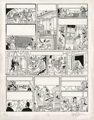 Van Dongen | Blake et Mortimer T. 31 La menace Atlante | Galerie Champaka