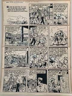 Bessy 15 - Originele pagina (p.1) - De wraak der Tecontas - (1957)