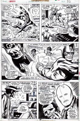 Bob Brown | Daredevil #134 p.26 | Tavole Originali