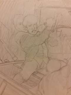 Dylan Dog 5 - Claudio Villa - bozza originale di copertina - Loose page - (1987) | Catawiki