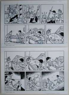 Suske en Wiske - Originele Pagina (p.9) - Juffertje Janboel - 35 x 49 cm. - (2009) | Catawiki