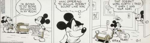 Roman Arambula - Original Daily Comic Strip - Mickey Mouse - Original - (1981) | Catawiki