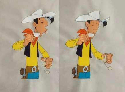 Lucky Luke - 2 Original Production Cels - Daisy town - (1971) | Catawiki