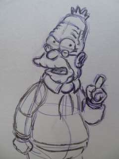 The Simpsons - Simpsons - Original drawing | Catawiki