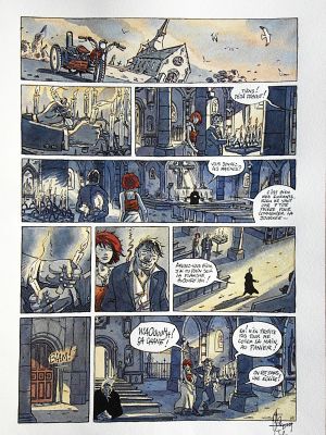 Gilles Cazaux | Le grand Large – TOME 2 – Planche originale – Page 43 | Zic et Bul