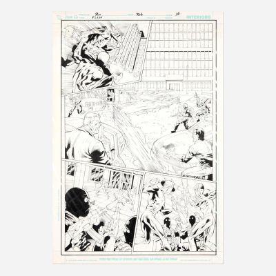 Lot 200 - Ron Adrian and Rob Lea, The Flash: The Fastest Man Alive #5 Story Page 10 Original Art (DC Comics, 2006) | Landry Pop Auctions
