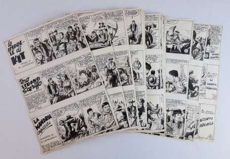 Condor Gek - 32x tavole originali - 3x storie Complete - Loose page - (1956) | Catawiki