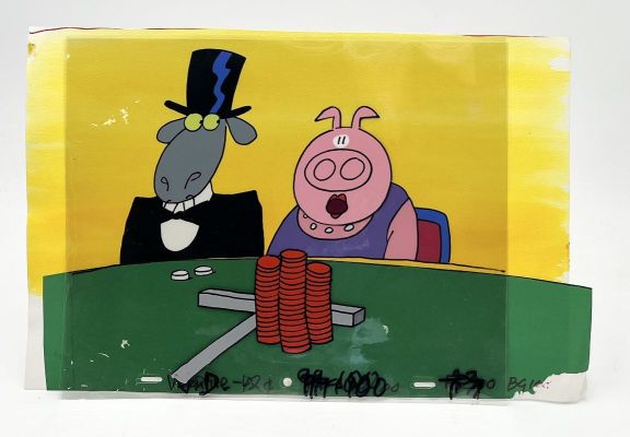 Lot 81 - A multi-layered animation cel from series 5 episode 4 of Henrys Cat… | misc / divers