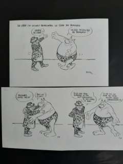 Boucq, François - Jérôme Moucherot et Le Chat - Dessins originaux - (’90s) | Catawiki