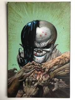 Hellblazer #282 - Painted Cover Art with Drawings/Sketches On Back - Painted by Simon Bisley - Signed - Loose page - Original Art - (2011) | Catawiki