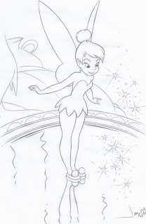 Peter Pan: Tinker Bell - Original Drawing - Jaume Esteve Signed - Pencil Art | Catawiki