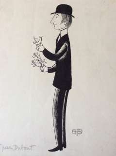 Dubout, Albert - Dessin original - Hommage aux amoureux de Peynet - (1954) | Catawiki