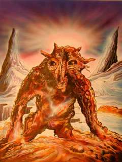 Nocerino Alfredo | DEMON STORY ACQUARELLO COLORI 24,5 X 32.5 FIRMATA | Casa del Fumetto