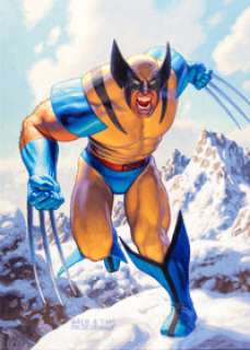 1994 Fleer Marvel Masterpieces - #137 Wolverine - Original Trading Card Artwork by Greg and Tim Hildebrandt