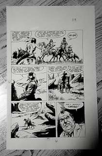 Storia del West n. 67 (Coll. Rodeo 153) - 2x Original Pages - By Renato Polese - Loose page - First edition - (1980)