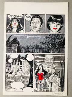 Giovanna Casotto - Tavola originale â€œThe widowâ€ - tavola finale n.7 - firmata - Loose page - Unique copy | Catawiki