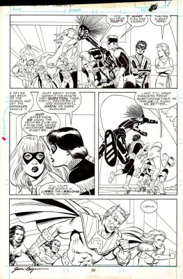 June Brigman | The New Mutants Annual #4 p.38 | Tavole Originali