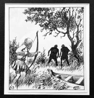 Hans G. Kresse - Originele illustratie - Formaat 13,1 x 14,5 cm. - (1954) | Catawiki