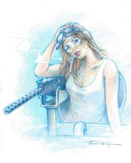 Du Caju, Thomas - Originele tekening in kleur - Betty & Dodge - Betty Burgess | Catawiki