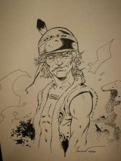 Xavier, Philippe - Dessin original - Hommage Ã  Hermann - Kurdy Malloy - (2020) | Catawiki