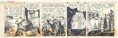 Milton Caniff | Caniff - Steve Canyon 9/8/1956 | Russ Cochran