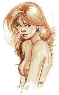 Michel Faure - Lot 236 - Dessin original à l’aquarelle.