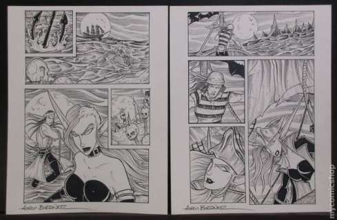 Original Art for Poison Elves Lost Tales (Unspecified Issue) by Aaron Bordner