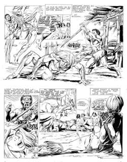 Rahan - tavole originali per "Pif" - Loose page | Catawiki