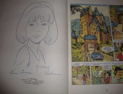 Yoko Tsuno 14 - De bliksem van Wodan met opdrachttekening - Softcover - Reprint | Catawiki